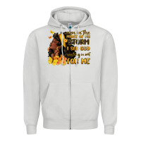 Dove Grey even in the midst of my storm i see god Zipper Hoodie - MaliasSmallBusiness
