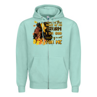 Seafoam even in the midst of my storm i see god Zipper Hoodie - MaliasSmallBusiness