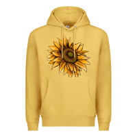 Antique Gold sunflower Premium Hoodie - AdoDesignShop