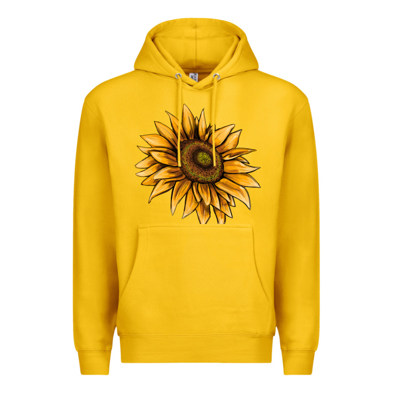 Sunflower Premium Hoodie by AdoDesignShop | Teevron