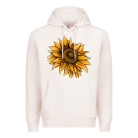 Pale Pink sunflower Premium Hoodie - AdoDesignShop