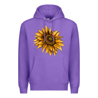 Purple sunflower Premium Hoodie - AdoDesignShop
