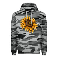 Slate Camo sunflower Premium Hoodie - AdoDesignShop