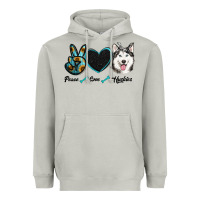 Moon Dust peace love huskies Heavyweight Hoodie - RanaPortraitStore