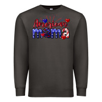 Smoke American Mama 4th of july Premium Sweatshirt - CowGirlArtShop