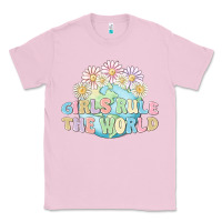 Bubblegum Pink girls run the world Classic Tee - MaliasSmallBusiness