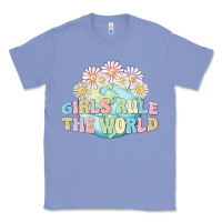 Colony Blue girls run the world Classic Tee - MaliasSmallBusiness