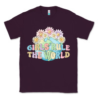 Plum girls run the world Classic Tee - MaliasSmallBusiness