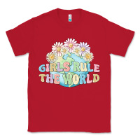 Red girls run the world Classic Tee - MaliasSmallBusiness