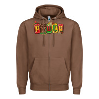 Chestnut power juneteenth Zipper Hoodie - MaliasSmallBusiness