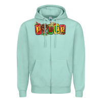 Seafoam power juneteenth Zipper Hoodie - MaliasSmallBusiness