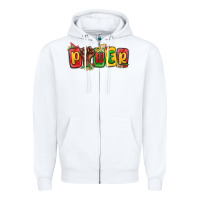 White power juneteenth Zipper Hoodie - MaliasSmallBusiness