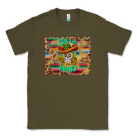 Army Green cinco de mayo sombrero skull mousepad Classic Tee - BarkalooDesign