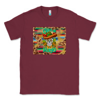 Burgundy cinco de mayo sombrero skull mousepad Classic Tee - BarkalooDesign