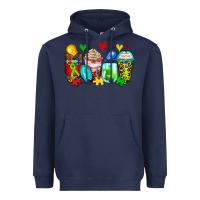 Navy autism coffee cups Heavyweight Hoodie - Zillion Design Studio