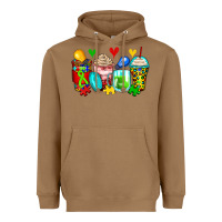 Toasted Coconut autism coffee cups Heavyweight Hoodie - Zillion Design Studio