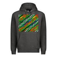 Charcoal Heather st patricks day leopard rainbow Premium Hoodie - Artiststas