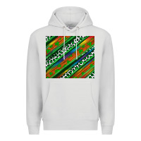 Dove Grey st patricks day leopard rainbow Premium Hoodie - Artiststas