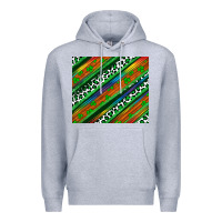 Heather Grey st patricks day leopard rainbow Premium Hoodie - Artiststas