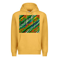 Mustard st patricks day leopard rainbow Premium Hoodie - Artiststas