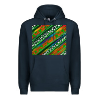 Navy st patricks day leopard rainbow Premium Hoodie - Artiststas