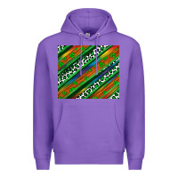 Purple st patricks day leopard rainbow Premium Hoodie - Artiststas