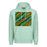 Seafoam st patricks day leopard rainbow Premium Hoodie - Artiststas