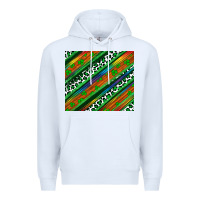 White st patricks day leopard rainbow Premium Hoodie - Artiststas