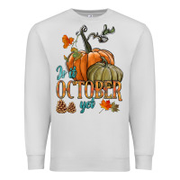 Dove Grey is it october yet Premium Sweatshirt - HRA Design Shop