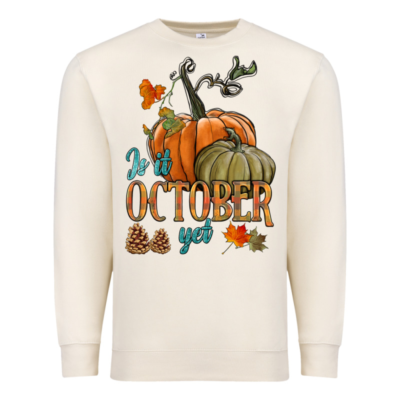 Is It October Yet Premium Sweatshirt by HRA Design Shop | Teevron