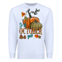White is it october yet Premium Sweatshirt - HRA Design Shop