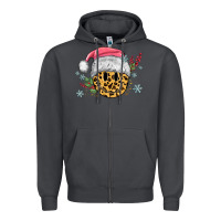 Smoke leopard smiley face Zipper Hoodie - MaliasSmallBusiness