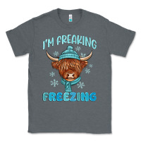 Charcoal Heather i'm freaking freezing Classic Tee - MaliasSmallBusiness