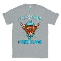 Heather Grey i'm freaking freezing Classic Tee - MaliasSmallBusiness