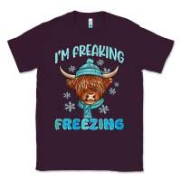 Plum i'm freaking freezing Classic Tee - MaliasSmallBusiness