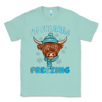 Seafoam i'm freaking freezing Classic Tee - MaliasSmallBusiness
