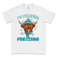 White i'm freaking freezing Classic Tee - MaliasSmallBusiness
