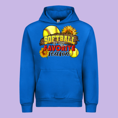 Softball Is My Favorite Season Urban Hoodie Designed By Lillyallendesigns