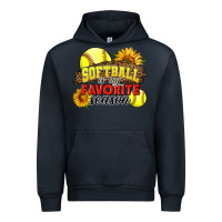 Navy Softball Is My Favorite Season Urban Hoodie - LillyAllenDesigns