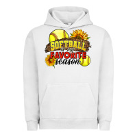 Pigment Lunar Rock Softball Is My Favorite Season Urban Hoodie - LillyAllenDesigns