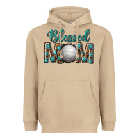 Mushroom western blessed mom with volleyball Heavyweight Hoodie - texasbilliewilder