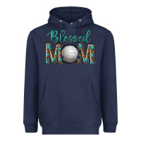 Navy western blessed mom with volleyball Heavyweight Hoodie - texasbilliewilder
