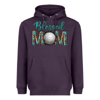 Plum western blessed mom with volleyball Heavyweight Hoodie - texasbilliewilder