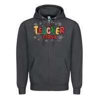 Smoke teacher claus Zipper Hoodie - MaliasSmallBusiness