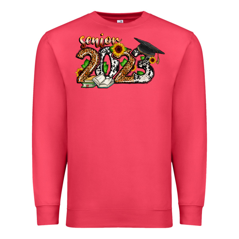 Senior 2023 Premium Sweatshirt by CowhideDigitalArt | Teevron