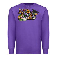 Purple senior 2023 Premium Sweatshirt - CowhideDigitalArt