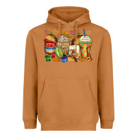 Meerkat tacos coffee cups Heavyweight Hoodie - Zillion Design Studio
