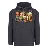 Tacos Coffee Cups Heavyweight Hoodie | Teevron