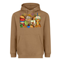 Toasted Coconut tacos coffee cups Heavyweight Hoodie - Zillion Design Studio