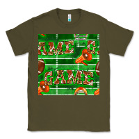 Army Green american football megaphone and game seamless pattern Classic Tee - BundleAndBundleShop